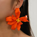 VELATTA - Aros Bloom Pastel | Aros Acrílico Flor Retro
