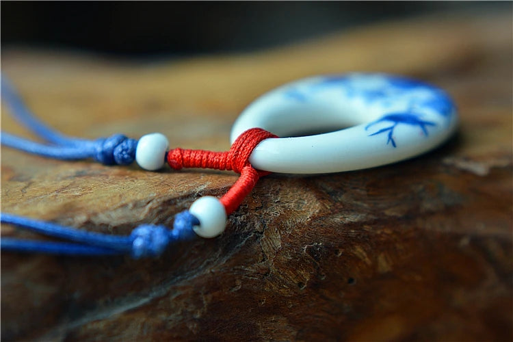 Collar Solara | Collar de Cerámica y Cuerda Boho