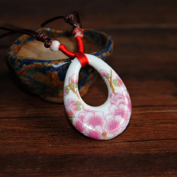 Collar Solara | Collar de Cerámica y Cuerda Boho
