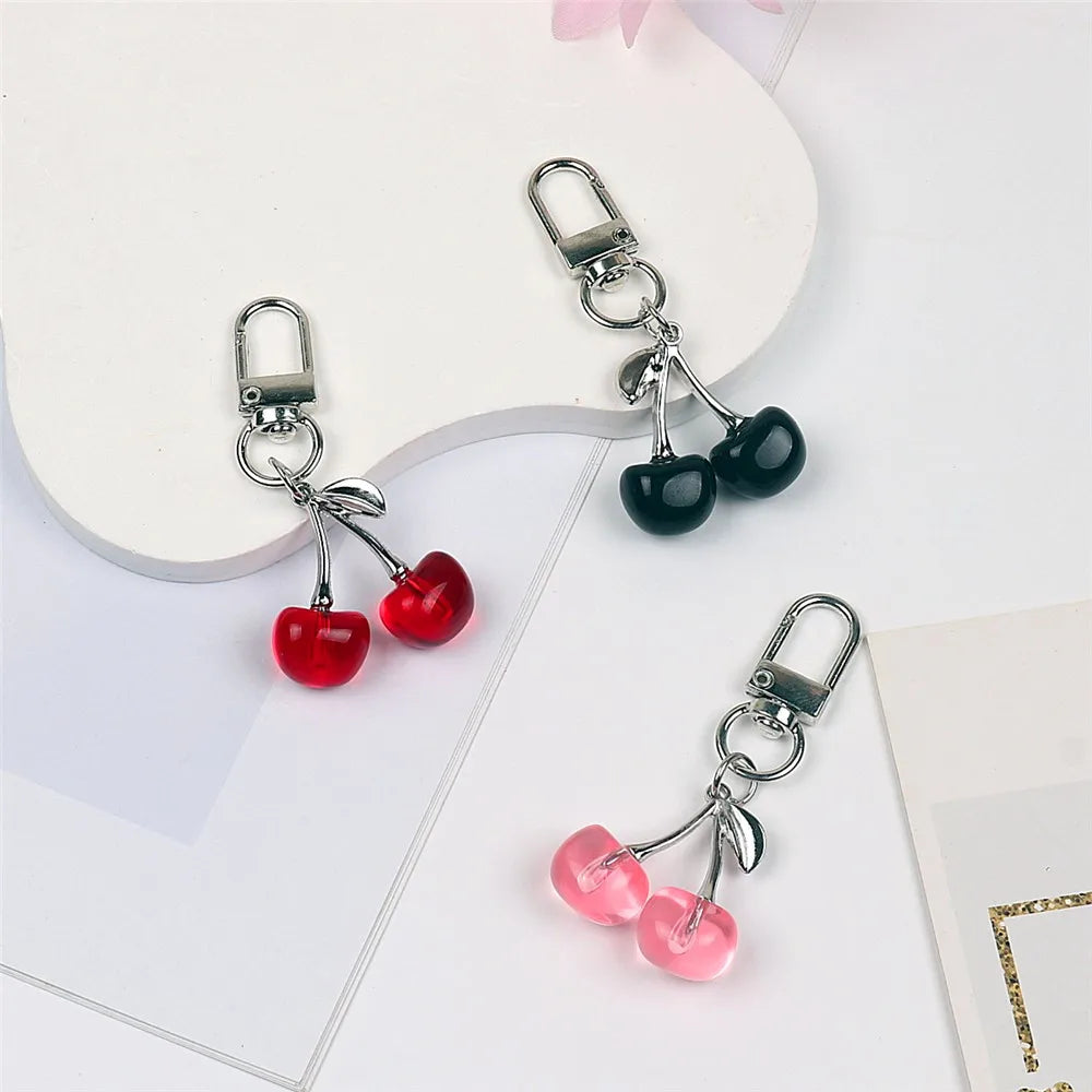 Llavero Cherry Love | Charm para Cartera y Llaves.