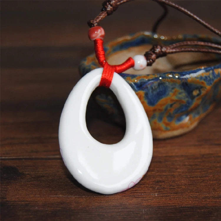 Collar Solara | Collar de Cerámica y Cuerda Boho