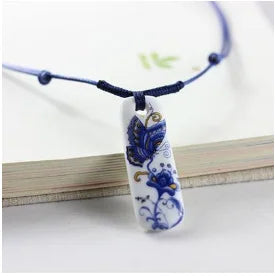 Collar Solara | Collar de Cerámica y Cuerda Boho